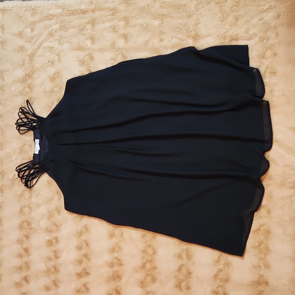 Strappy black dress